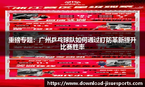 重磅专题:广州乒乓球队如何通过盯防革新提升比赛胜率